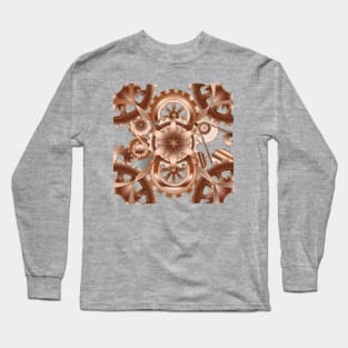 Steampunk Mandala Long Sleeve T-Shirt